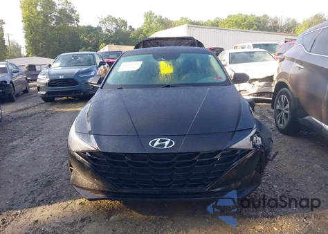 2023 Hyundai Elantra Hybrid Blue z USA, uszkodzony, nr VIN KMHLM4AJ8PU073972